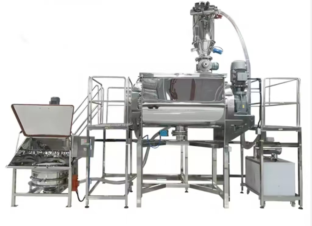 无尘投料输送混合生产线